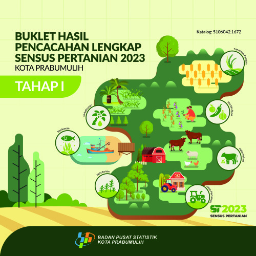 Buklet Hasil Pencacahan Lengkap Sensus Pertanian 2023 - Tahap 1 Kota Prabumulih